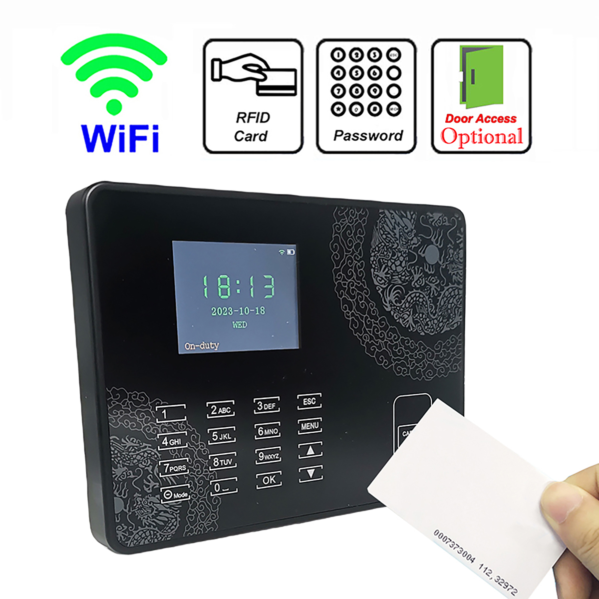 C396 WiFi RFID Card Time and Attendance